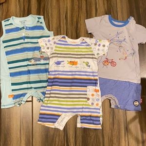 Naartjie baby lot of 3 one piece outfits